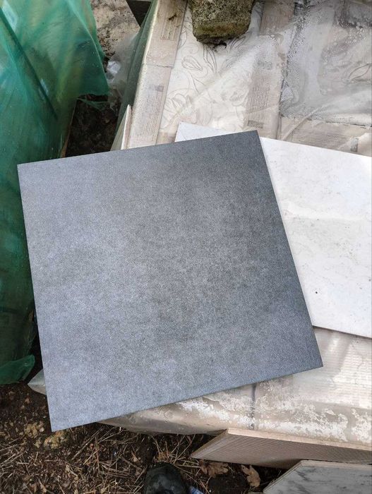 Плитка на Пол Антрацит Лофт Матовая 40х 40 см