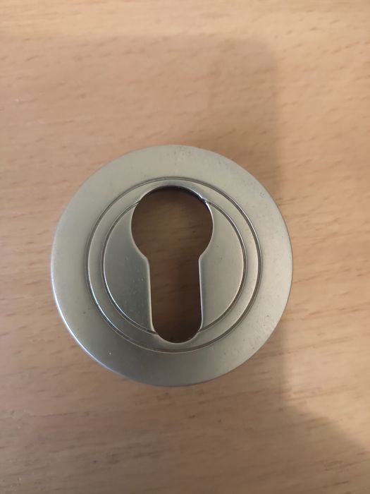 Szyld do wkladki DIN srebrny