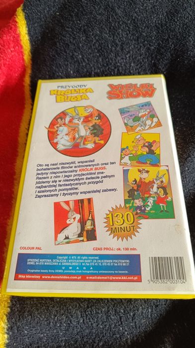 Przygody królika bugsa VHS bajka kaseta