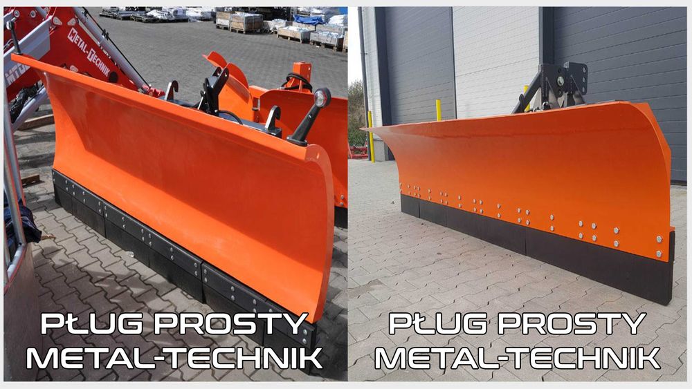 Pług śnieżny prosty Zamiatarka Rębak Piaskarko Solarka RATY Dostawa
