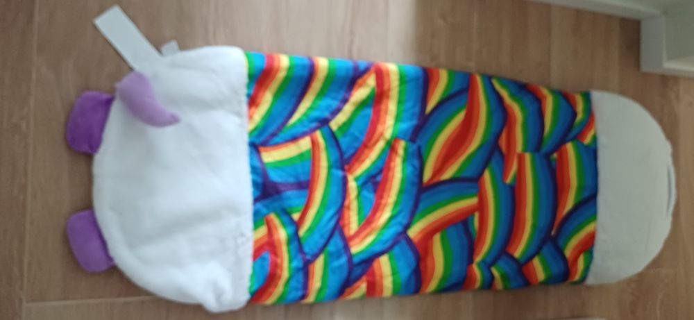 Saca cama  Dormi Locos para criança 1,37 x 51cm, conversível em almofada