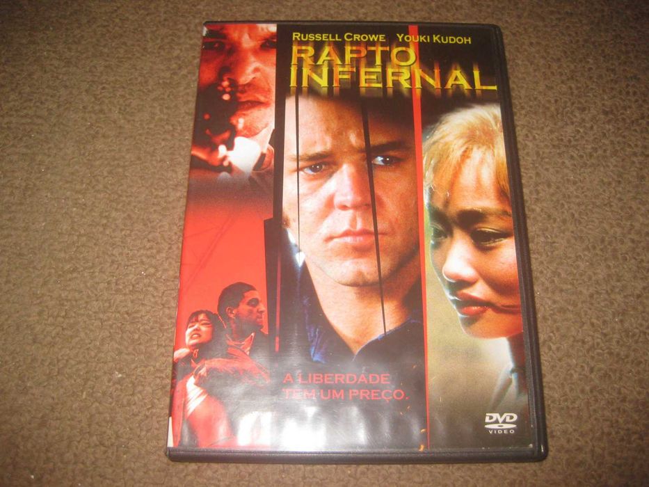 DVD "Rapto Infernal" com Russell Crowe