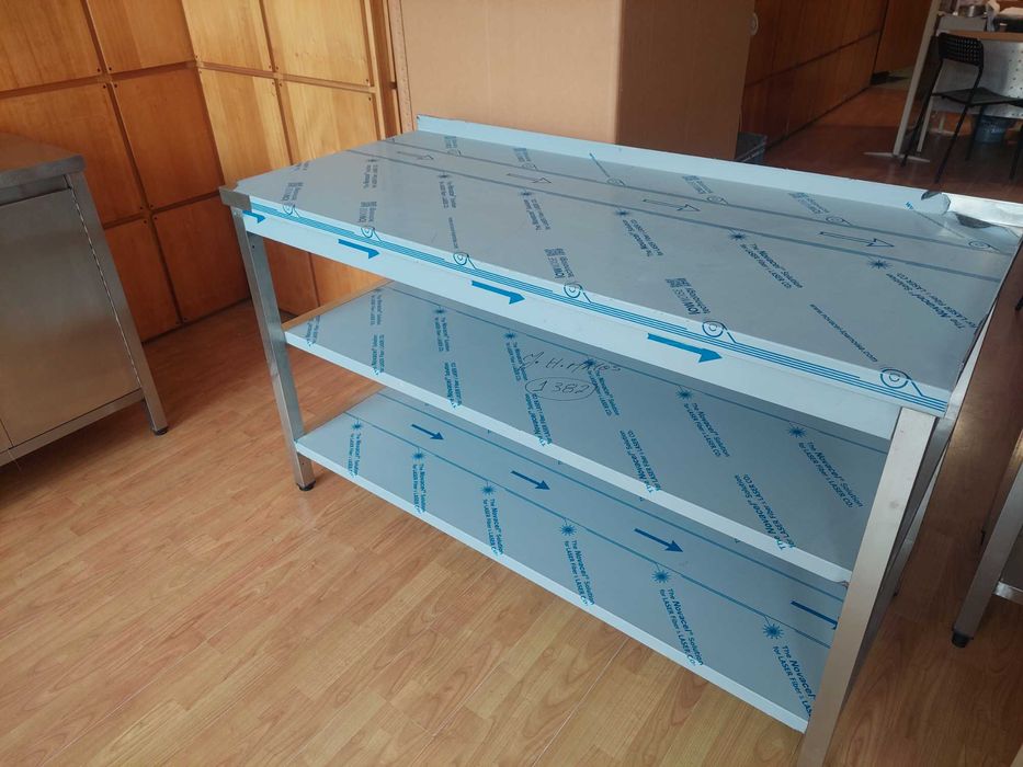 Stainless Steel Workbench with Shelves64564196664961120