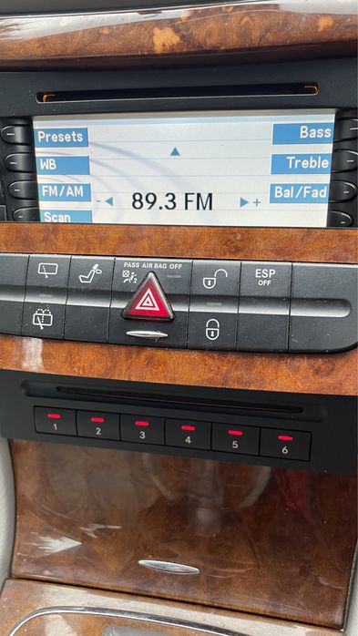 Mercedes w211 Command Navi Zmieniarka Radio Cd