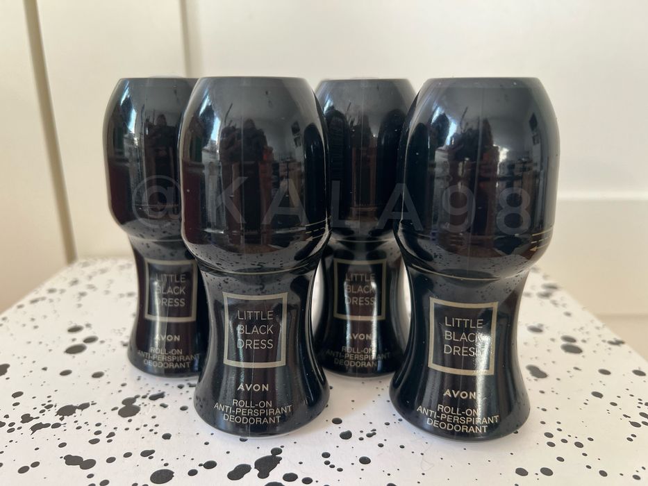 Avon Little Black Dress - Antyperspirant w kulce - zestaw 4 szt Nowe