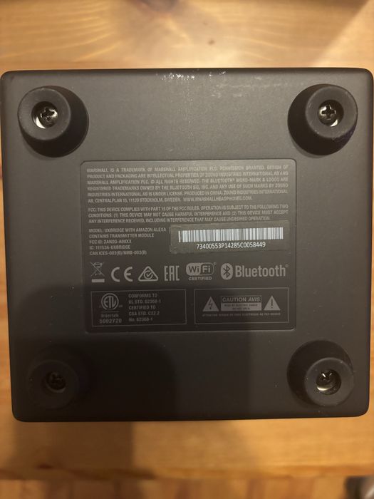 Bluetooth Głośnik Marshall Uxbridge Voice z Amazon Alexa