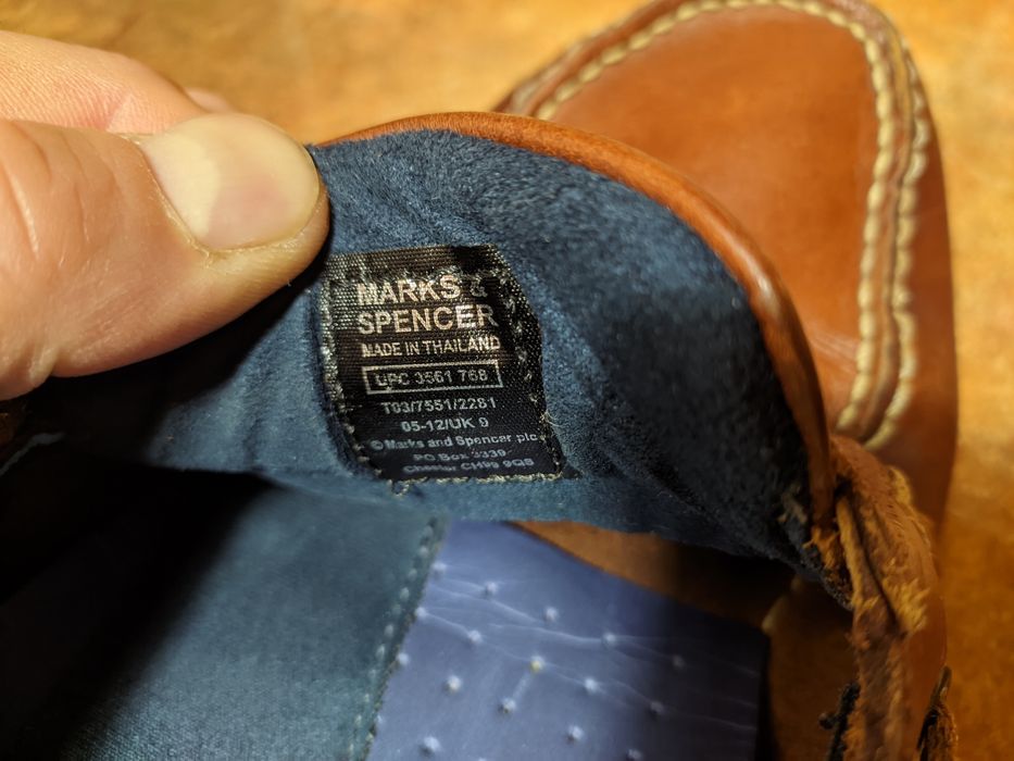 Топсайдери туфлі Marks & Spencer як нові 43 р 28 см