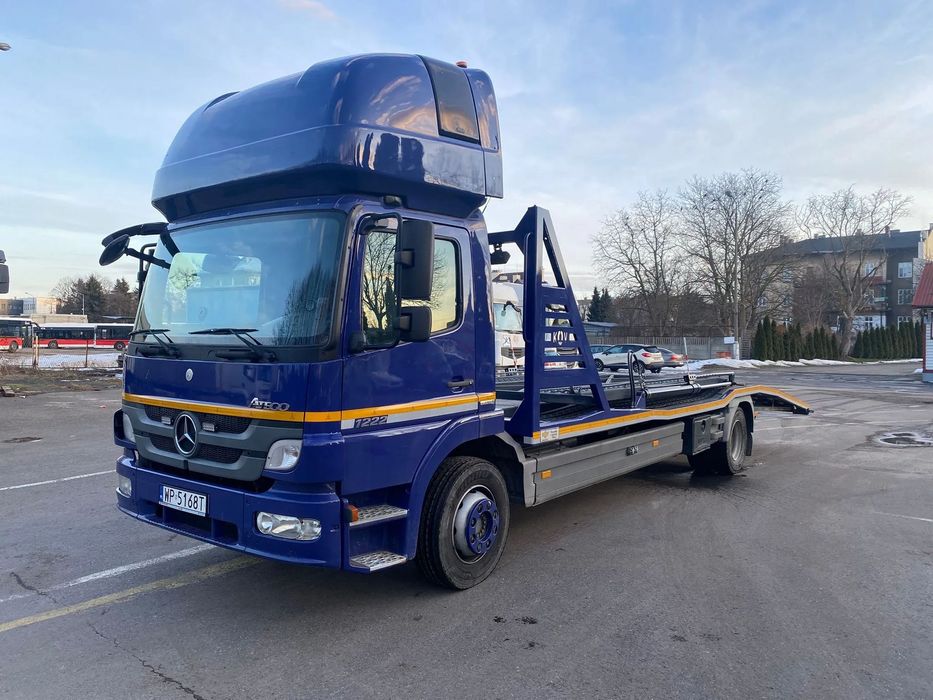 Mercedes-Benz PRZEKAZANIE LEASINGU ATEGO 1222 Laweta, autotransporter , pomoc drogowa, idealny stan , udokumentowany przebieg , przewóz 3 samochodó , piętrowy, kabina sypialna  Leasing do przekazania ATEGO