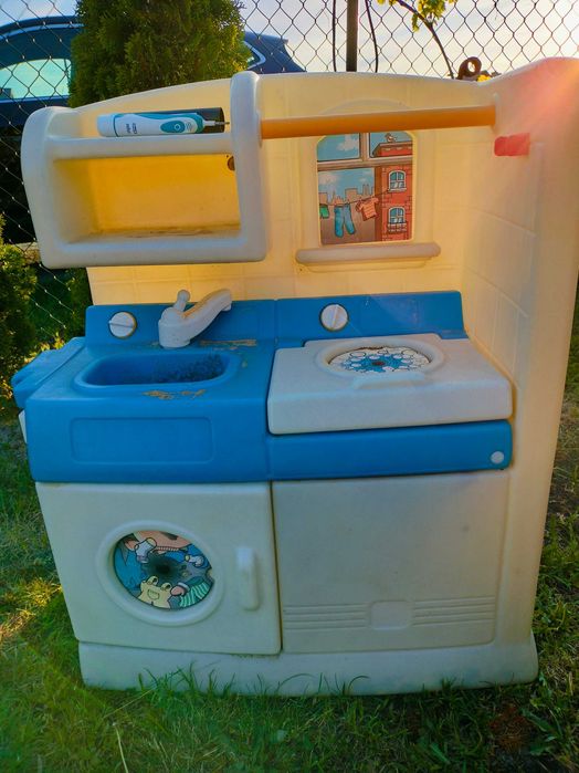 Zabawka ogrodowa, pralka