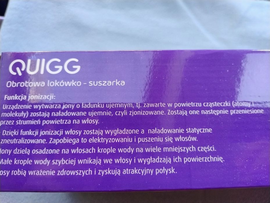 Obrotowa lokówko-suszarka Quigg