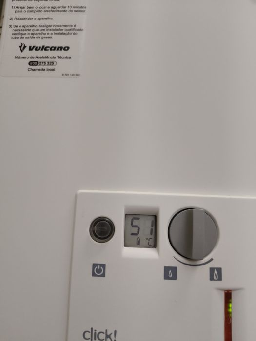 Vendo esquentador Vulcano 14L Gás de botija em muito bom estado