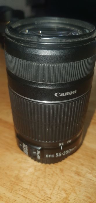 Objetiva lente canon 55-250mm