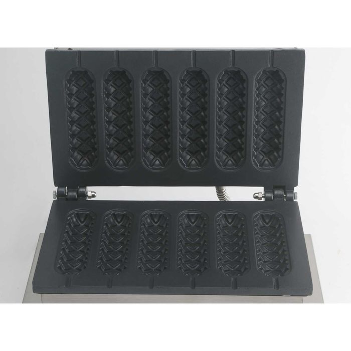 Hotdogi na patyku hotdog waffle maker gofrownica deser gastronomia PRO