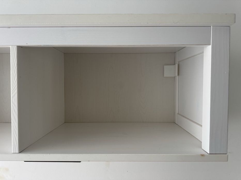 Półka ścienna Hemnes Ikea biała 148x37 cm