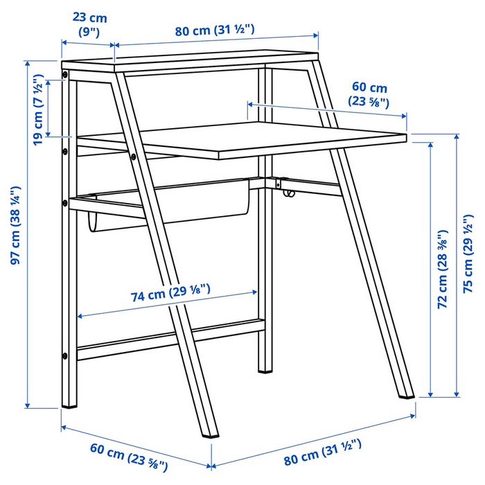 Secretaria IKEA mittplan
