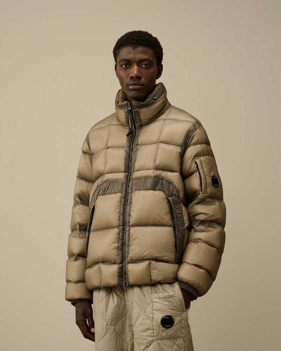 Куртка пуховик C.P. Company D.D Shell Down Jacket in Vintage Khaki