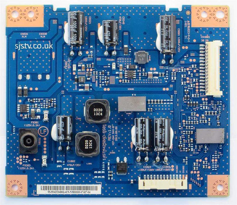 ts-5542t34d02 tv led sony kdl-42w705b