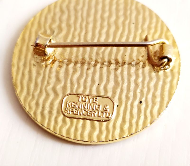 ВИНТАЖНАЯ Британская геральдическая брошь Toye Kenning and Spencer
