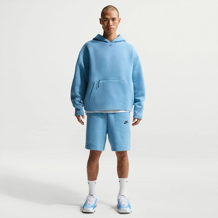 Оригінал! Худі Nike Tech Fleece (блакитне) (S, M, L) Нове з бірками!