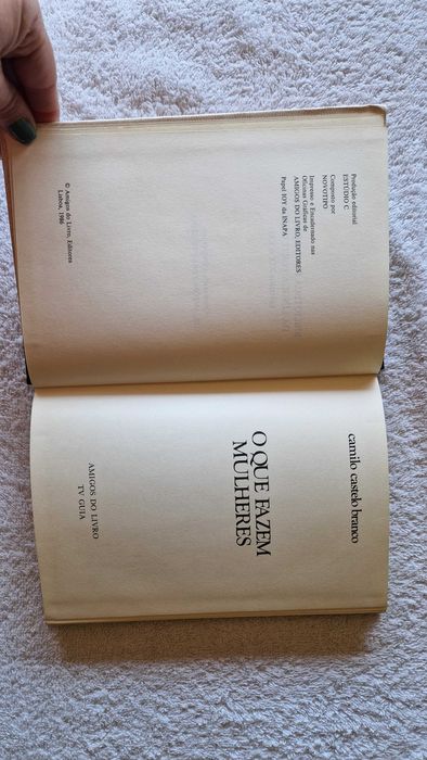 Livro "O que Fazem as Mulheres" - Camilo Castelo Branco