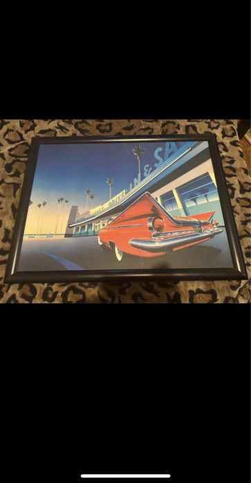 Quadro vintage em led