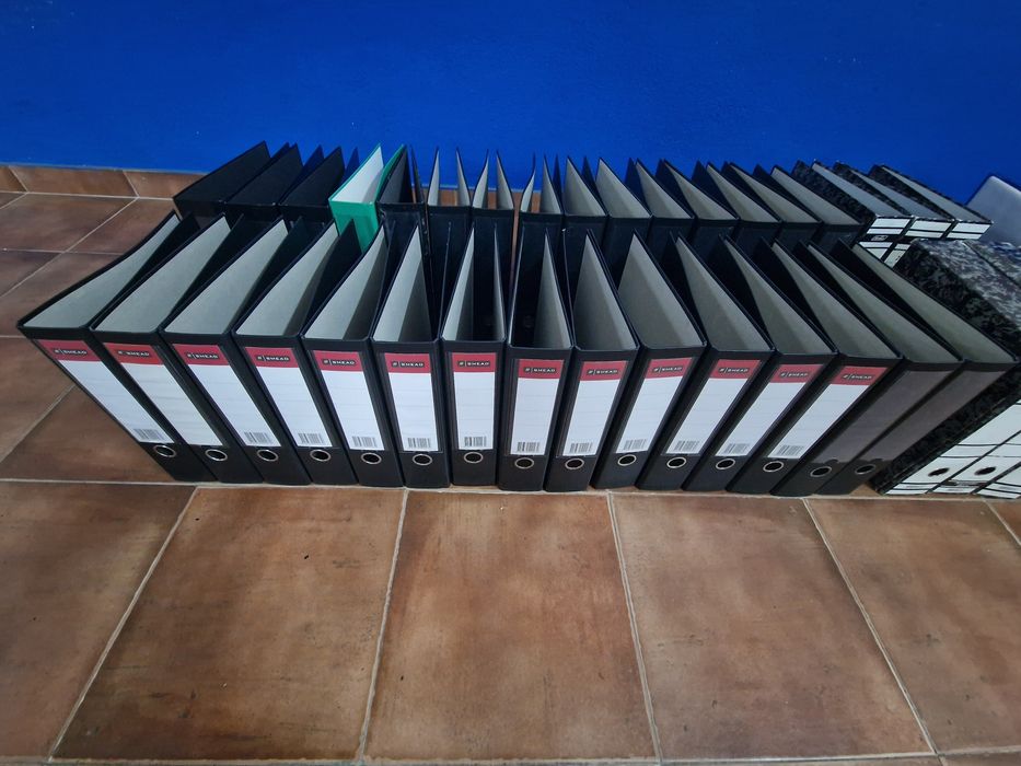 Dossiês/Dossier/Arquivadores/Pastas - Usadas (lote de 55 Un)