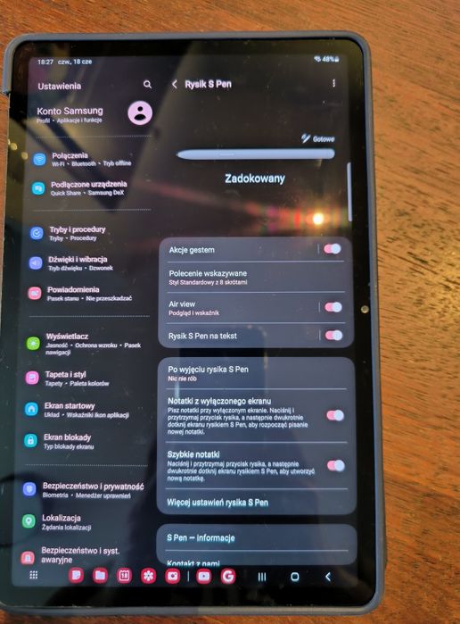 Samsung Galaxy TAB S7, 128 GB, rysik SPen plus etui