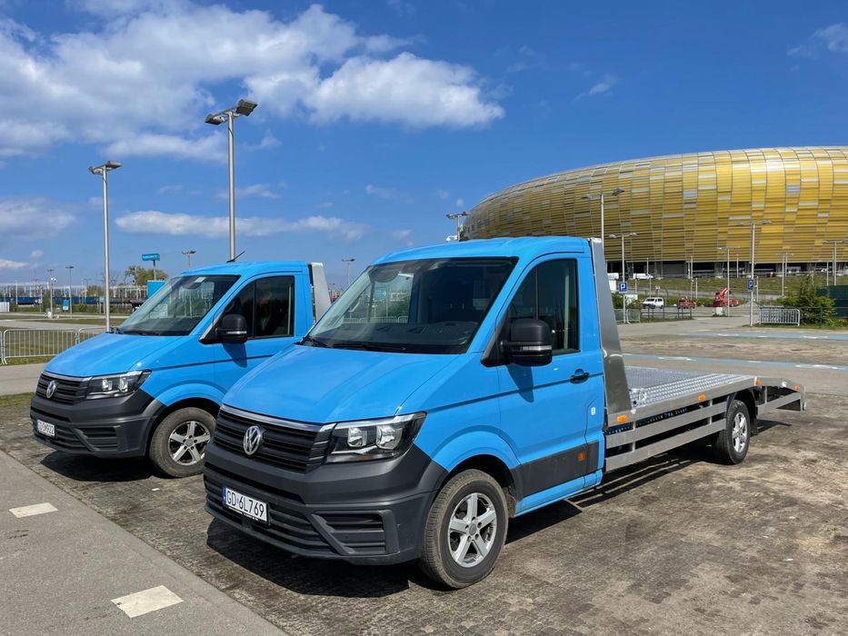 Wypożyczalnia Lawet Wynajem Laweta VW Crafter kat. B Autolaweta