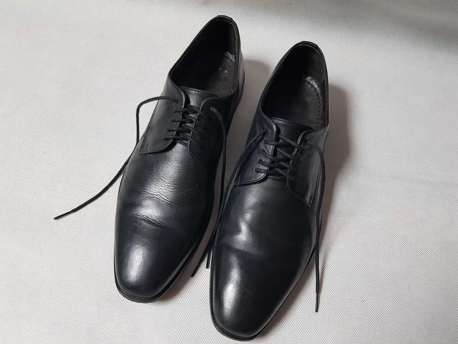 HUGO BOSS - Męskie Buty Eleganckie roz. 7,5 (42) - 27 cm SUPER