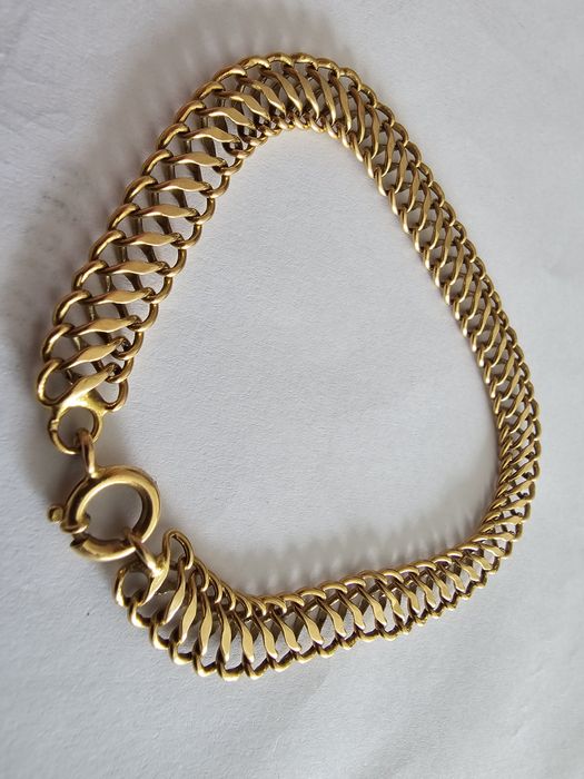 Pulseira ouro amarelo 19k
