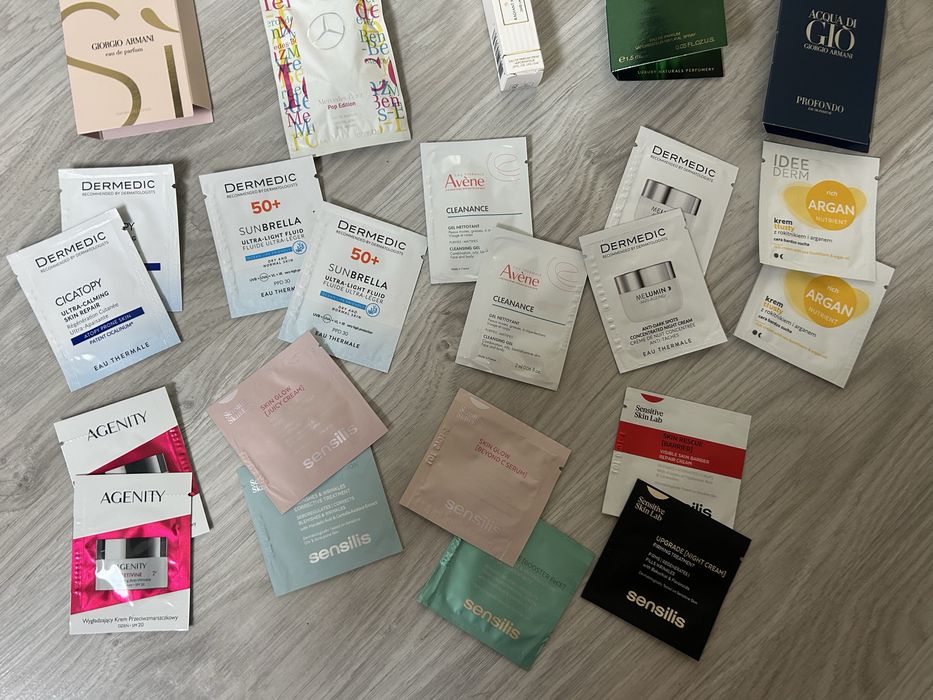 Zestaw kosmetyków i perfum