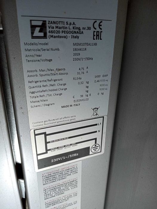 2 Câmaras de Frio + 2 Monoblocos Refrigeração Zanotti