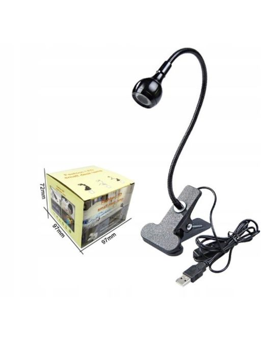 Mini lampa UV zaciskowa