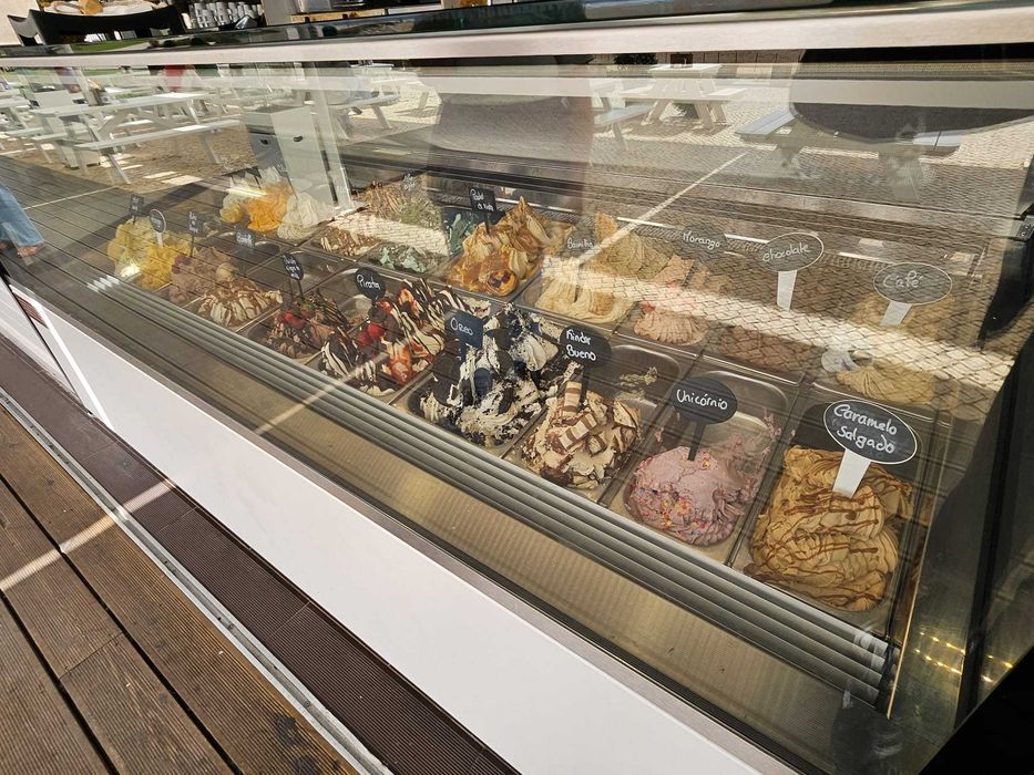 Vitrine de gelados