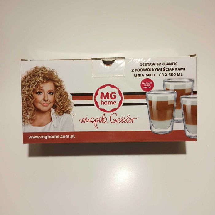 MG Home Magda Gessler – Zestaw 3 szklanek termicznych