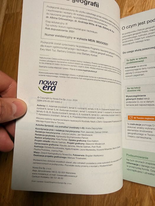 Oblicza Geografii 3 - podręcznik dla liceum i technikum - zakres podstawowy - nowa