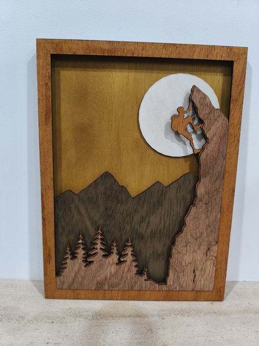 Alpinista/Montanhista/Escalada - Quadro de Profundidade