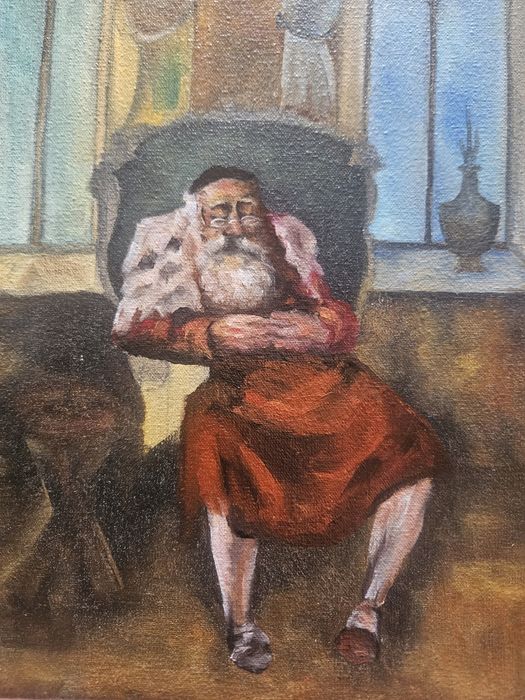 Картина маслом Еврей