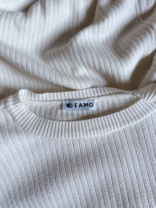 Костюм кофта з спідницею білий/молочний