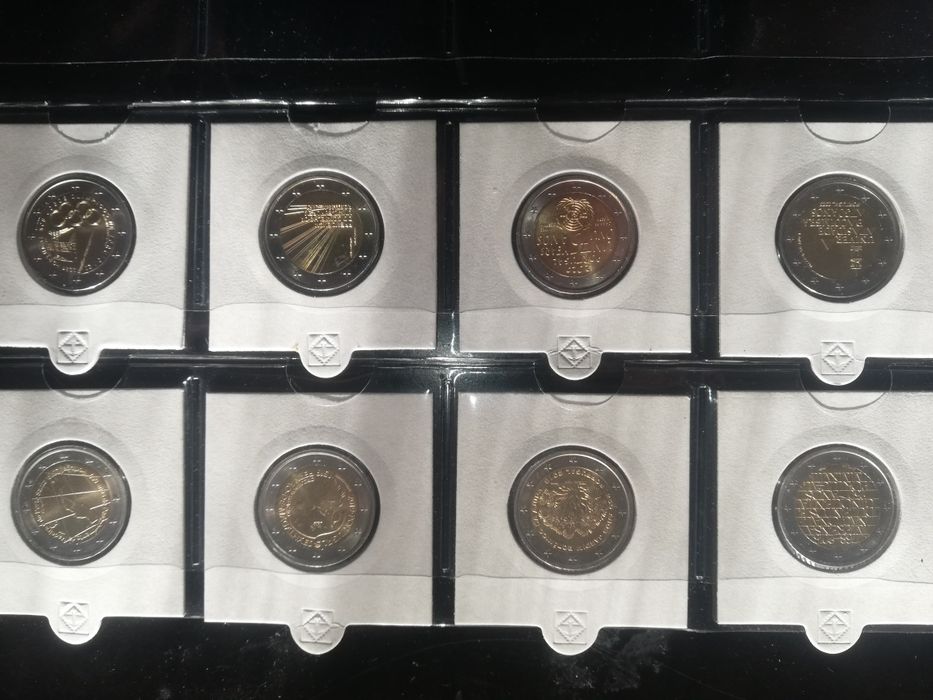 27 Moedas comemorativas 2€ UNC Portuguesas