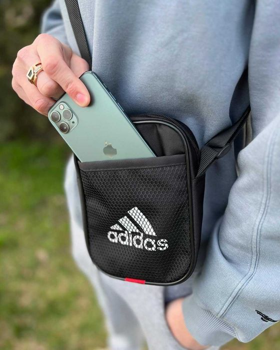 Компактна сумка Adidas [Адидас], спортивна барсетка через плече Адідас