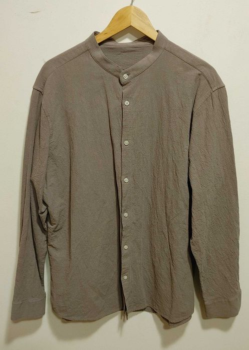 Nowa Szara Koszula Lniana, 2XL