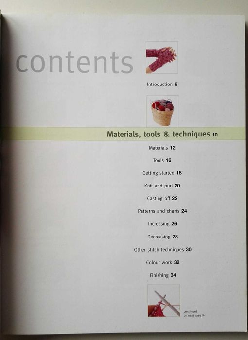 Livro tricot "Easy knitted accessories" de Jeanette Trotman