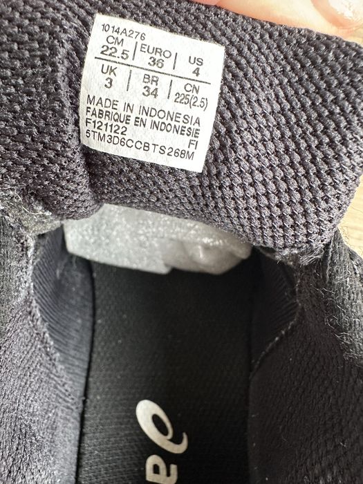 Trampki Asics trekkingowe czarne