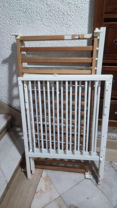 Cama de grade zippy + colchão