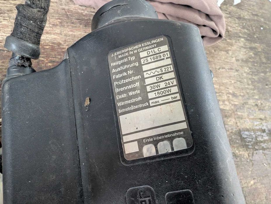 Webasto Eberspacher D1LC 24V 1.5kW  suche zestaw ogrzewanie postojowe