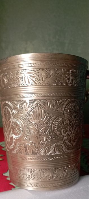 Медное ведёрко для льда, Индия, 1976 год,