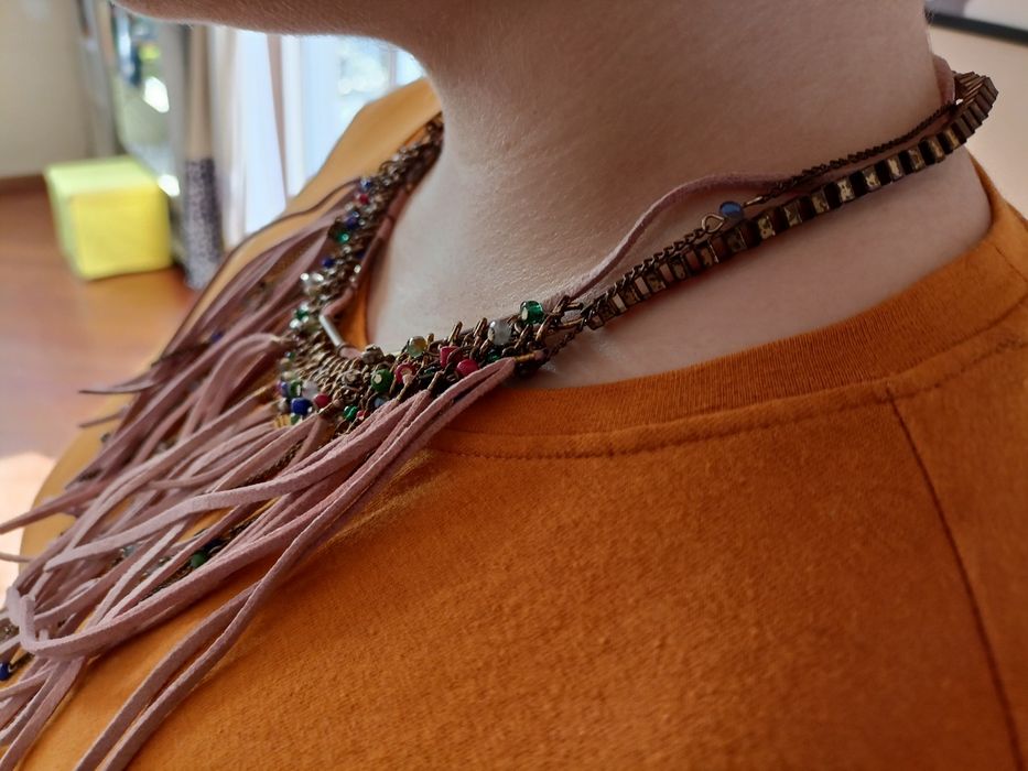 Bohemio colar étnico original