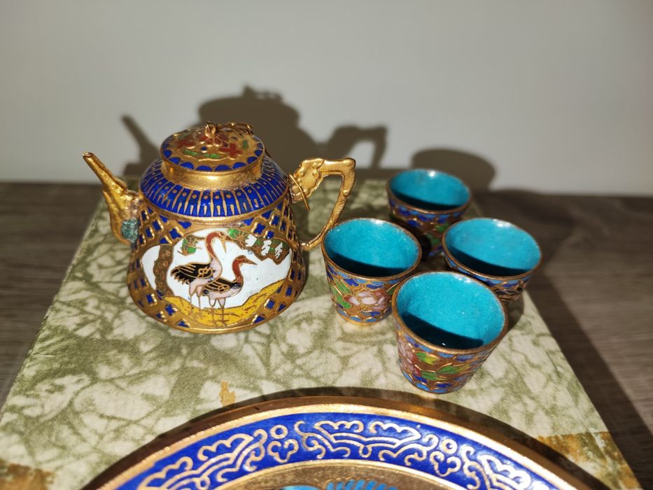 Conjunto em Cloisonné