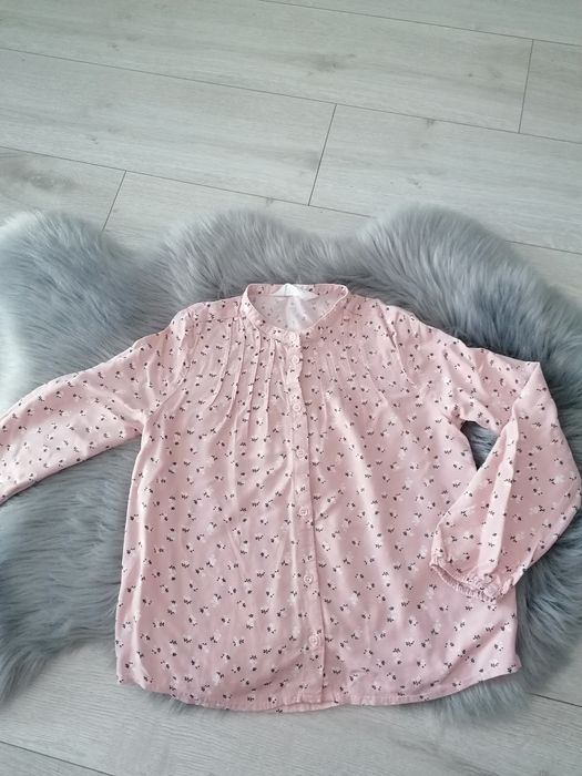 Elegancka koszula na stójce dla dziewczynki rozmiar 152 H&M